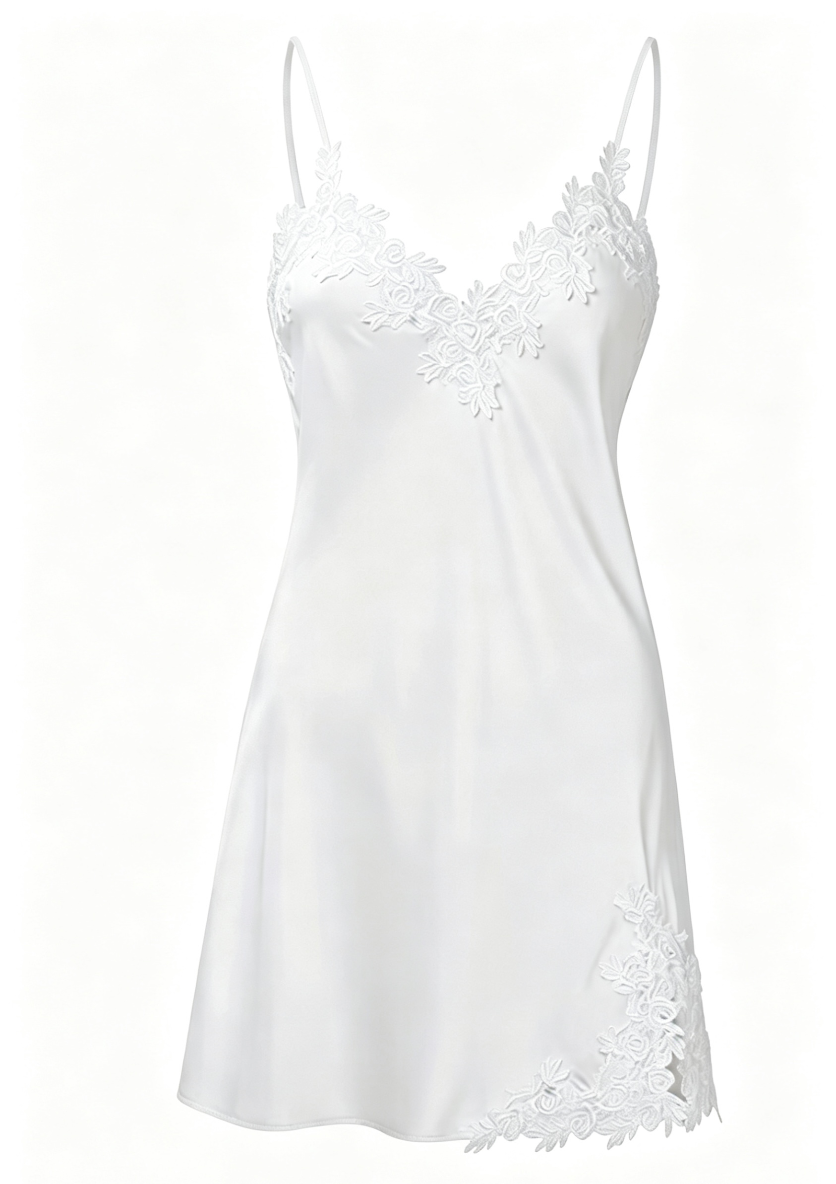 Heavy-duty Slim Fit Lace Ice Silk Slip Dress