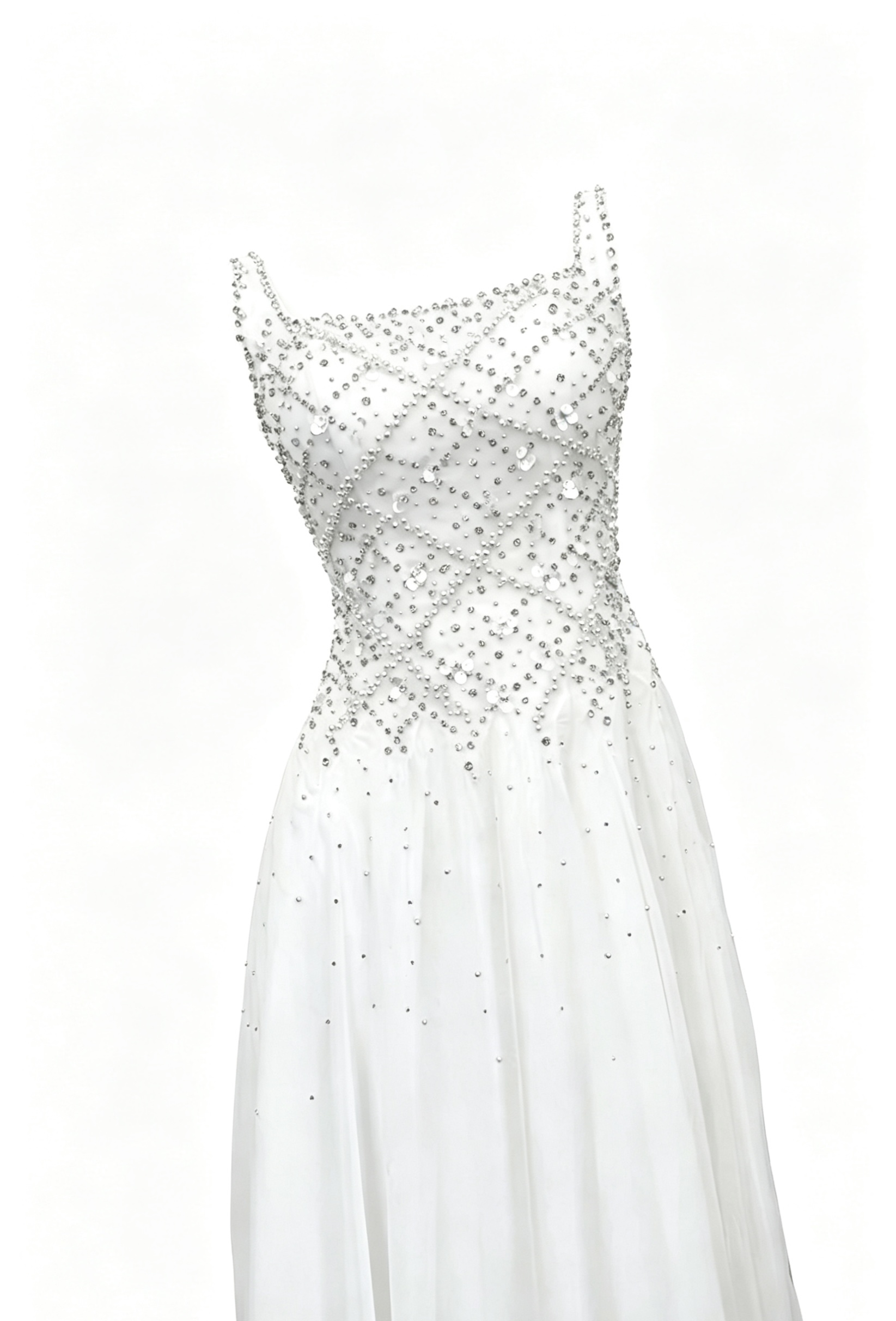 Heavy Rhinestone Sling Dress - Image 3
