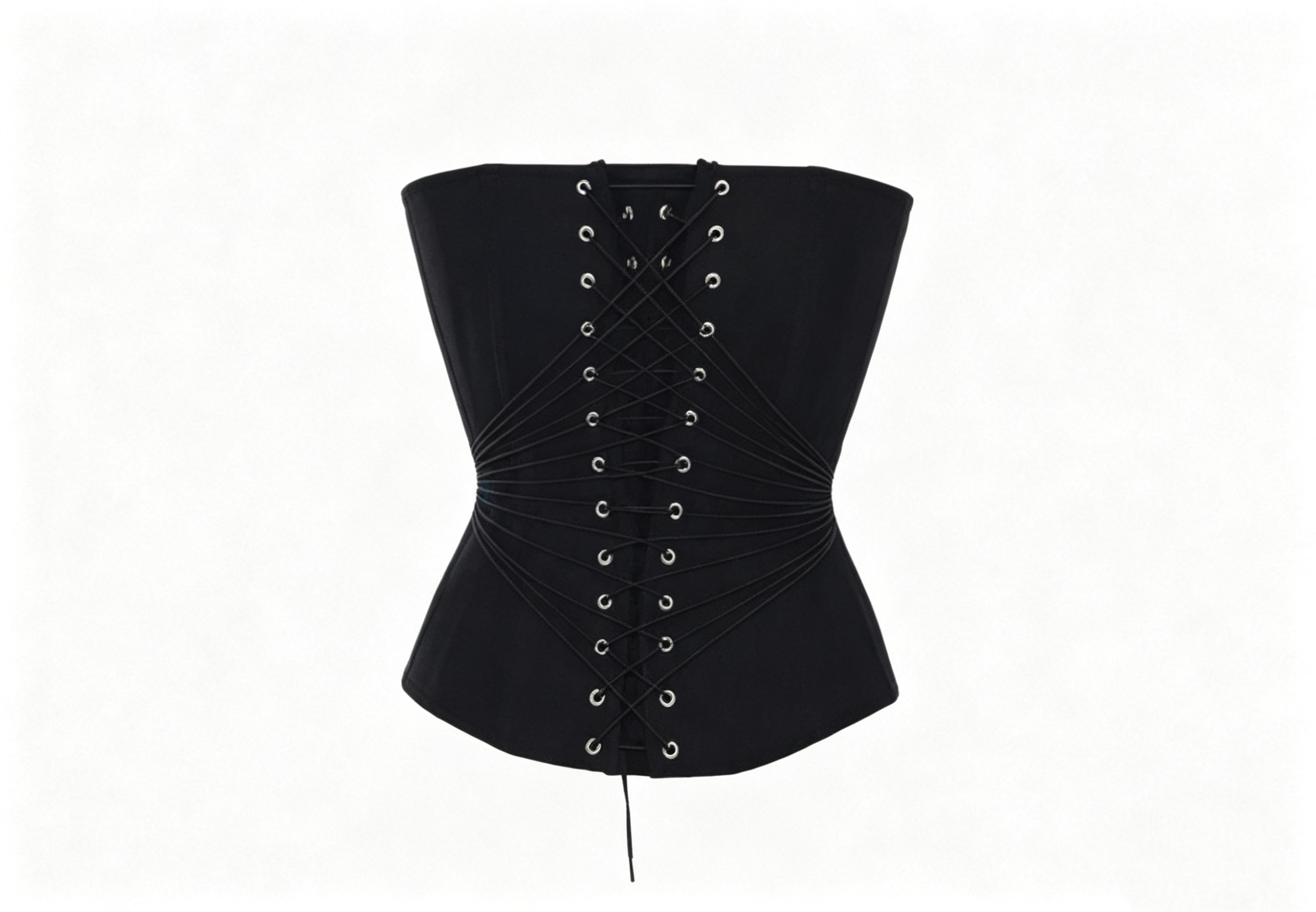 Fan-shaped Tie Corset - Image 5