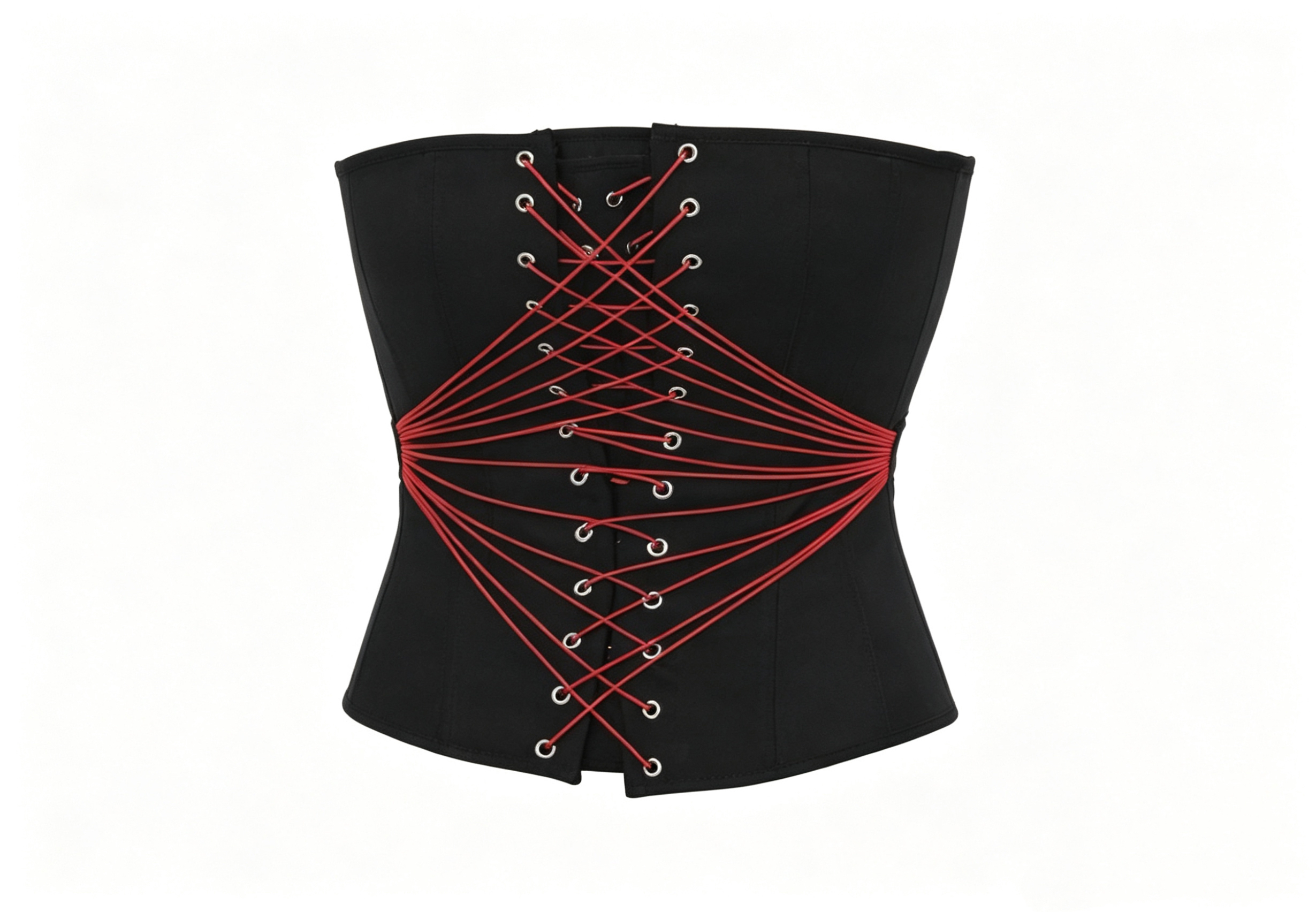 Fan-shaped Tie Corset - Image 8
