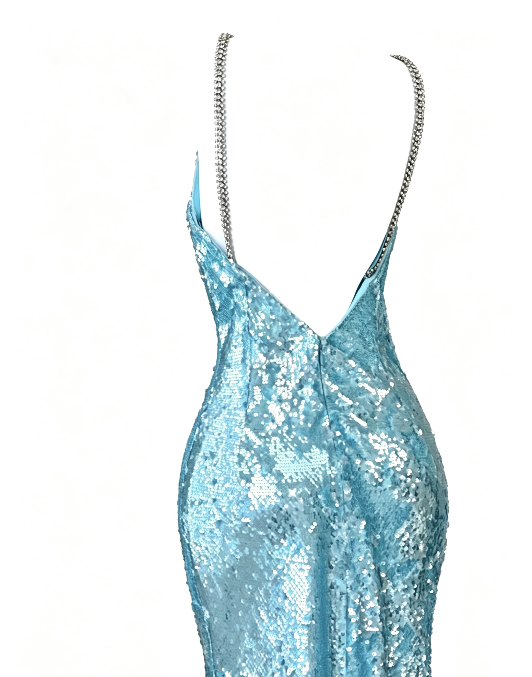 Sequin Mermaid Evening Gown - Image 3