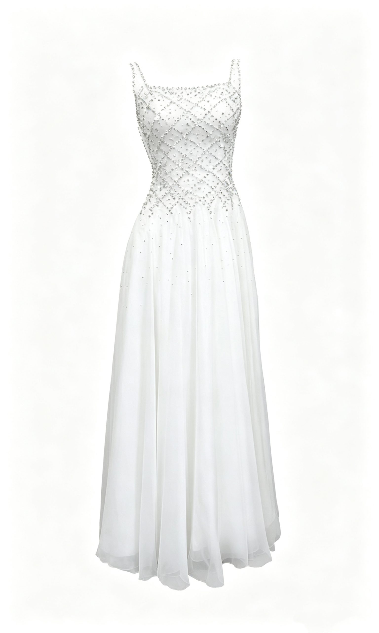 Heavy Rhinestone Sling Dress