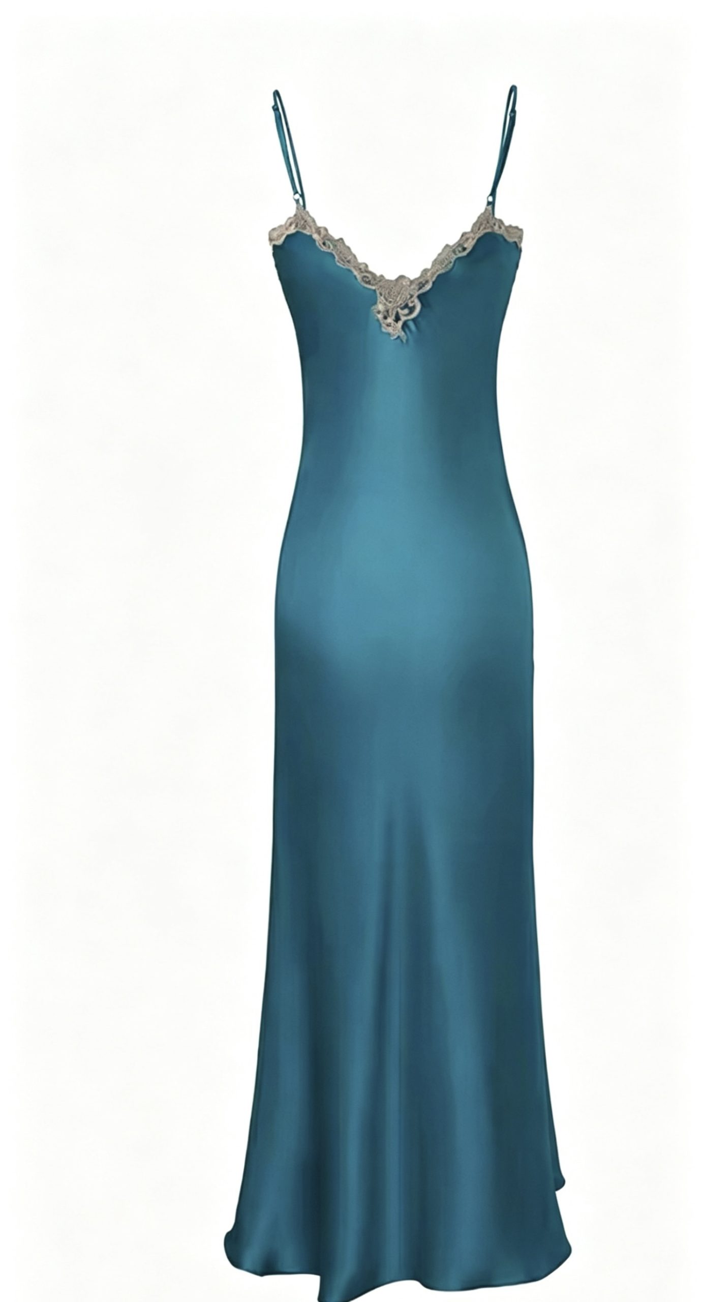 Hand Embroidered Lace Slip Dress - Image 4