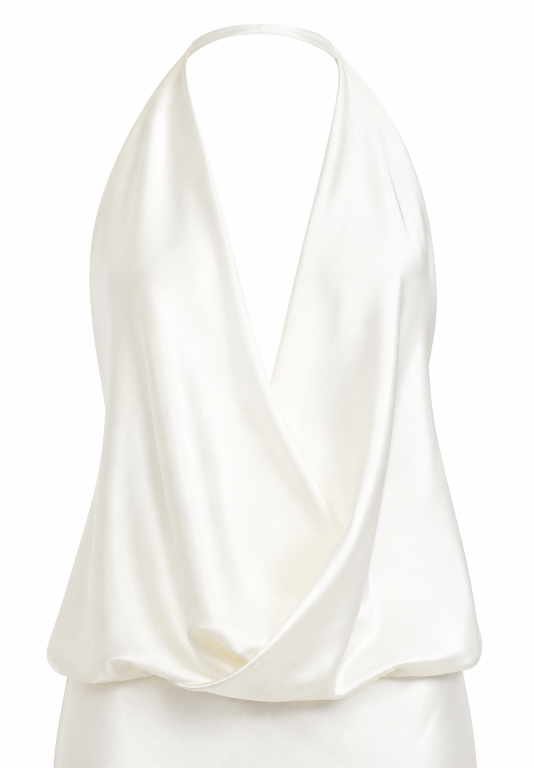 Satin Halterneck Maxi Dress - Image 7