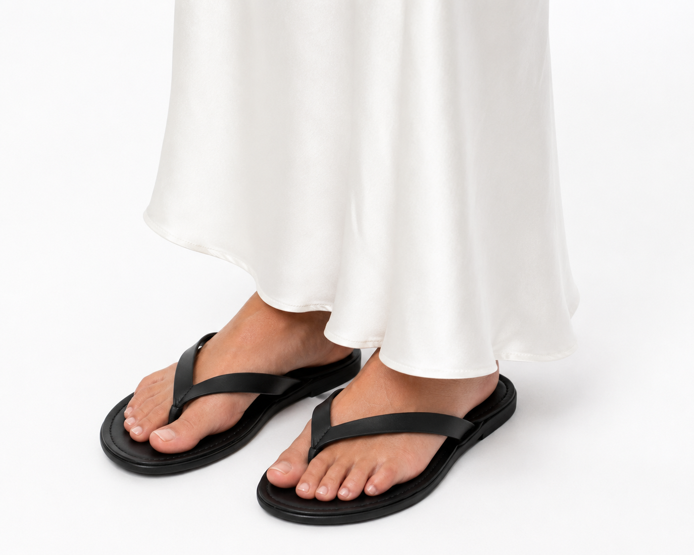 Leather Thong Sandals - Image 2
