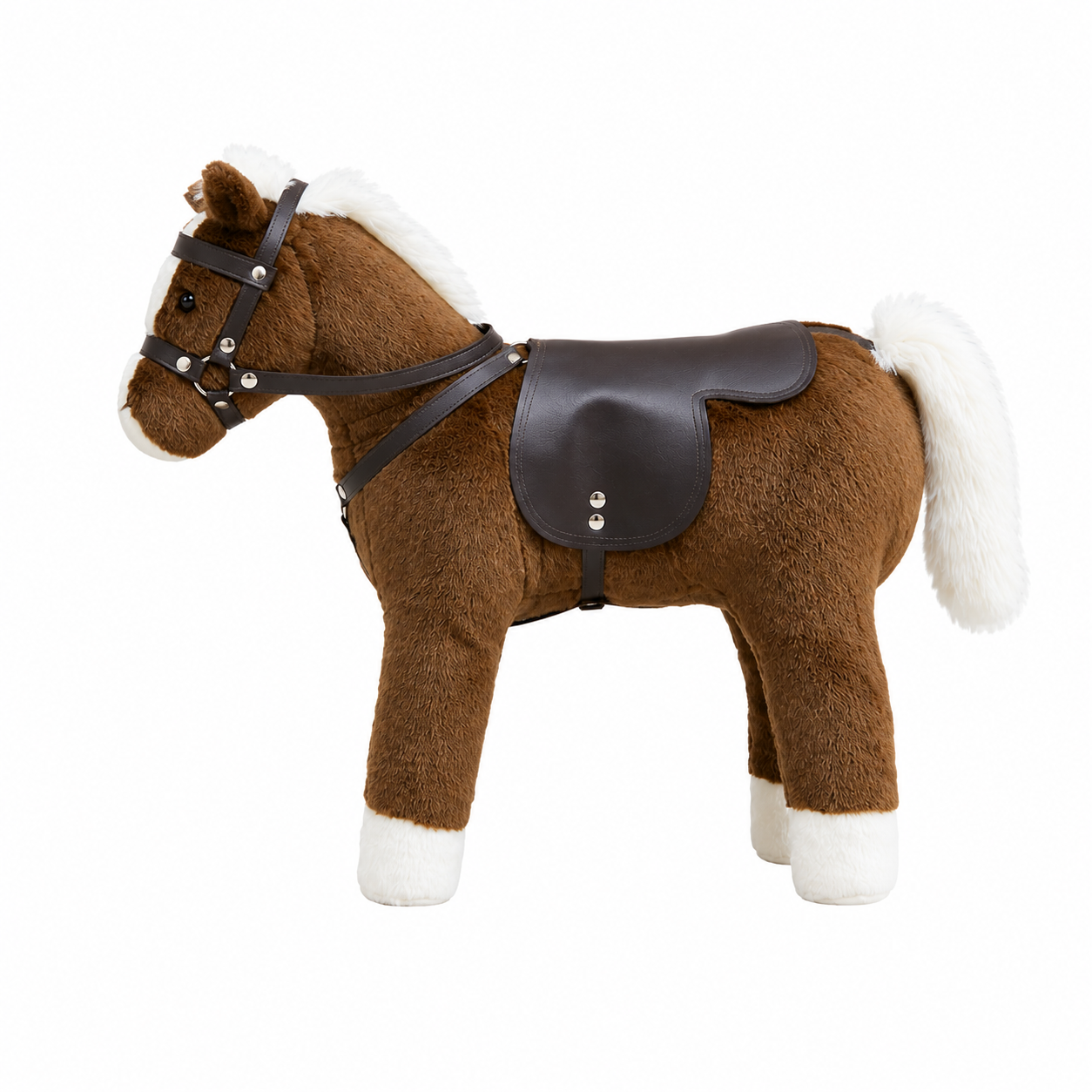 Brown Horse Plush Cushion