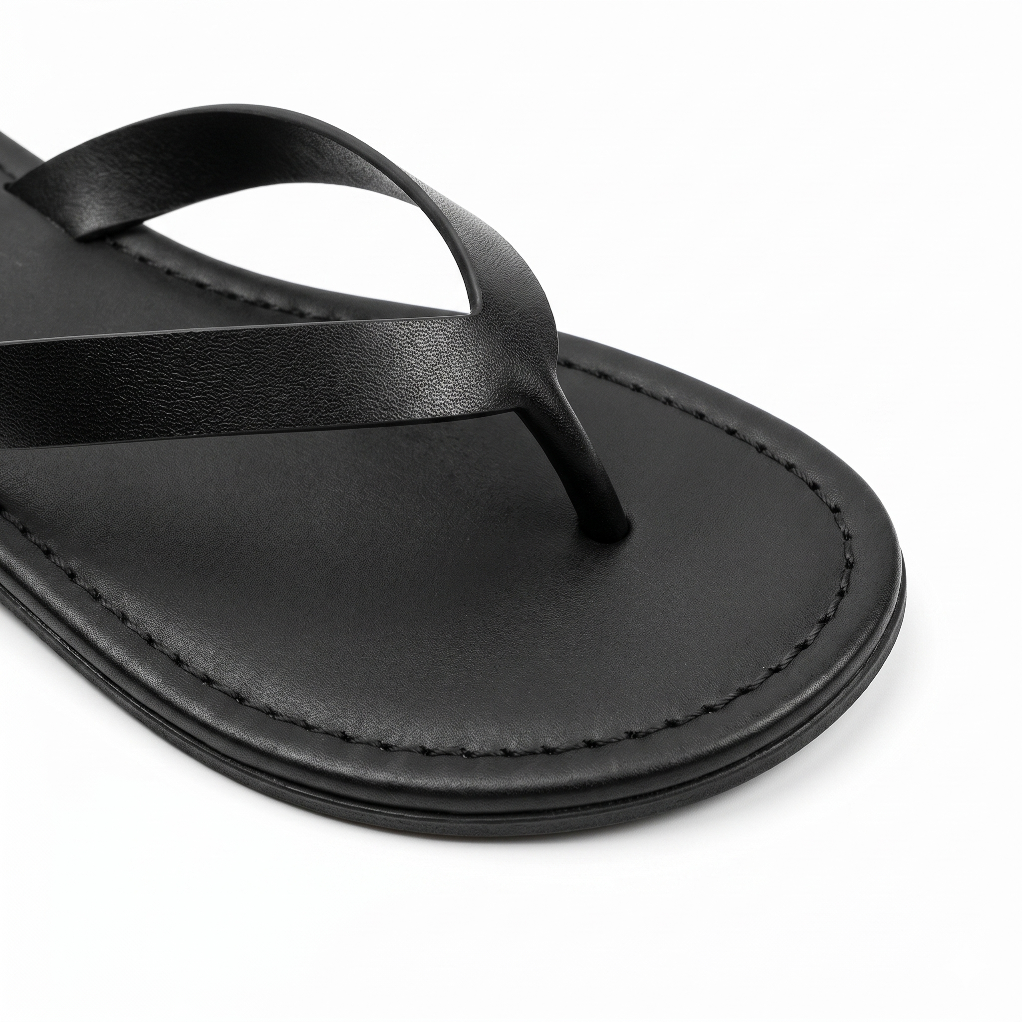 Leather Thong Sandals - Image 3