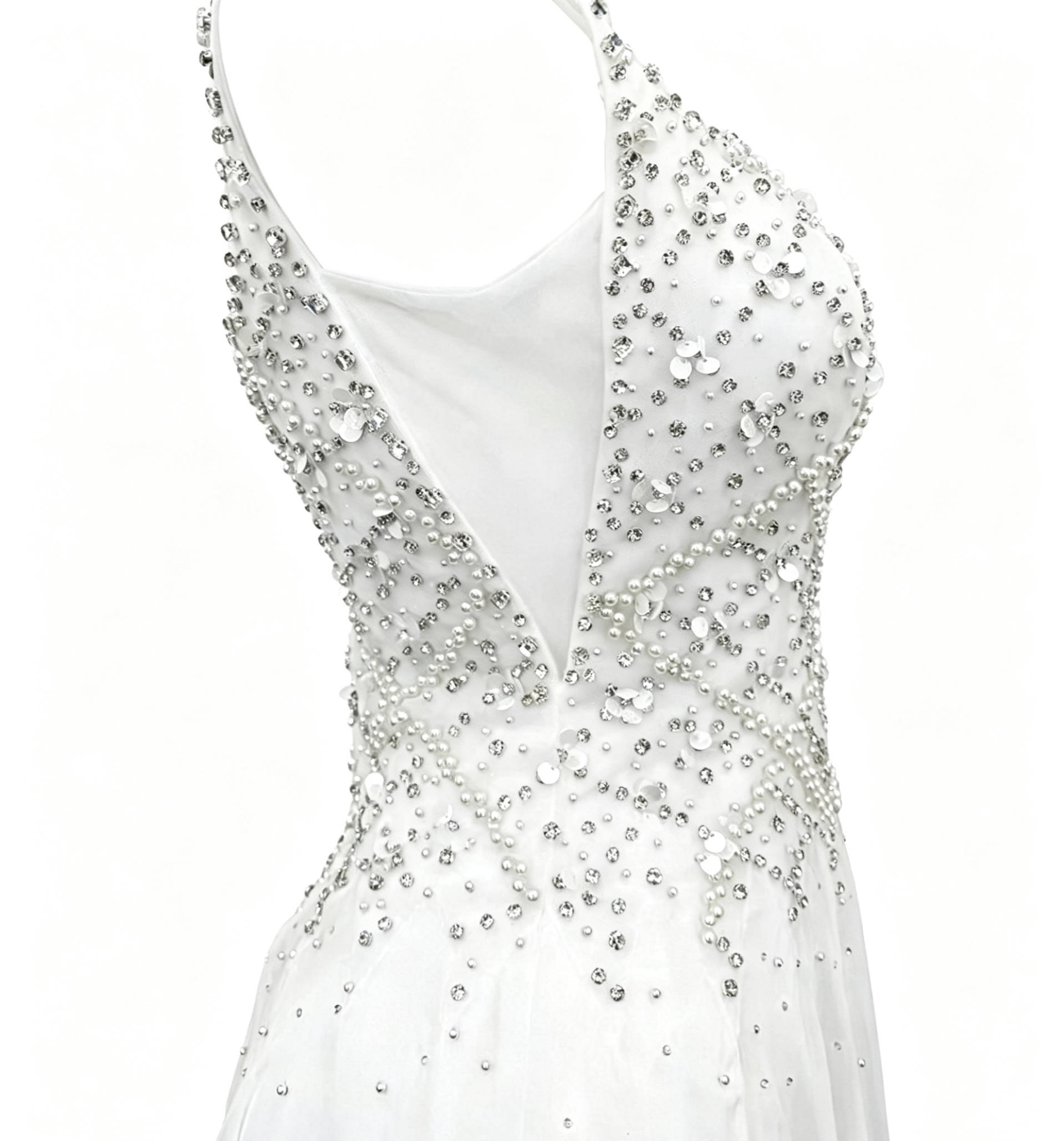 Heavy Rhinestone Sling Dress - Image 4