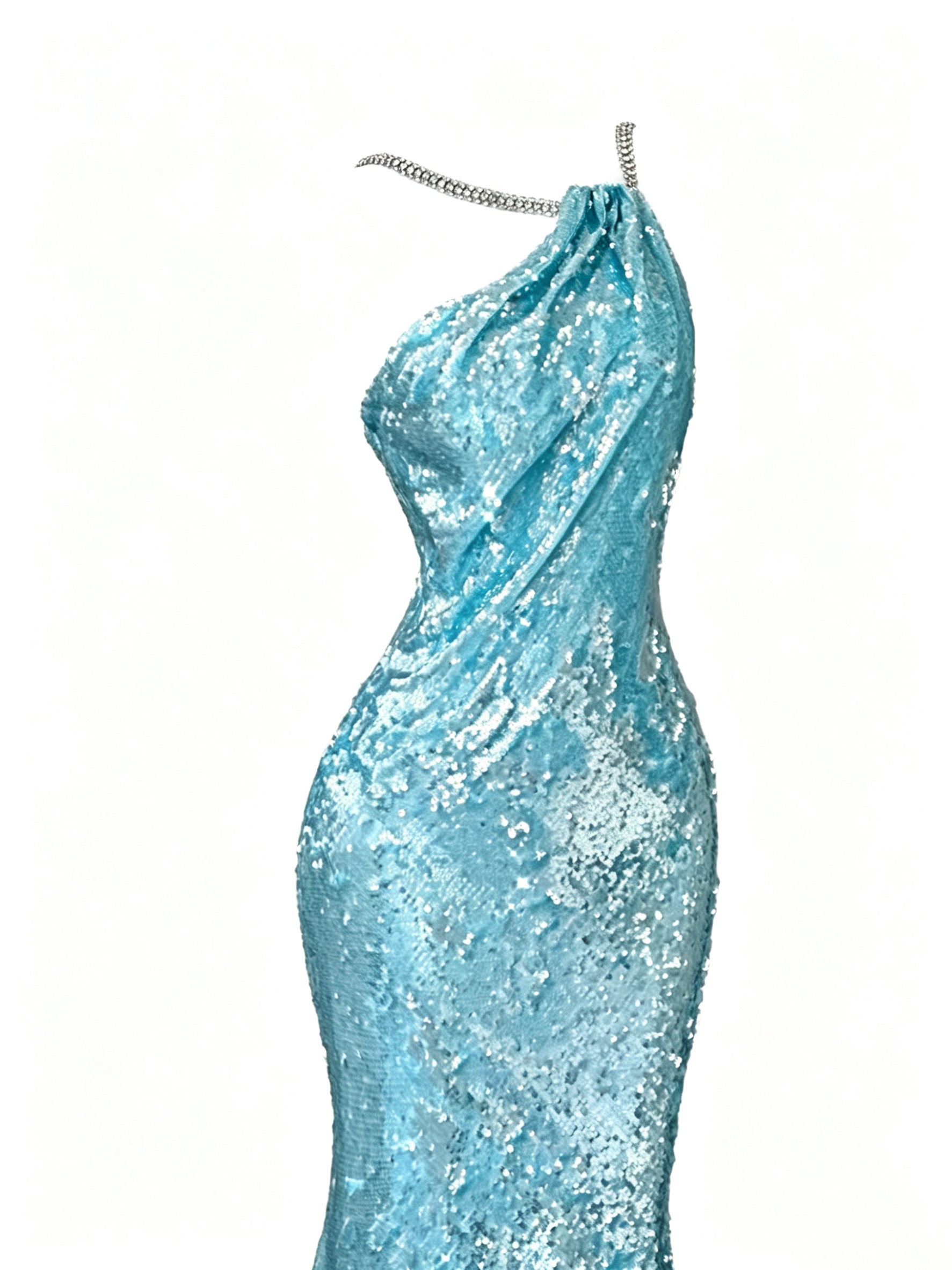 Sequin Mermaid Evening Gown - Image 5