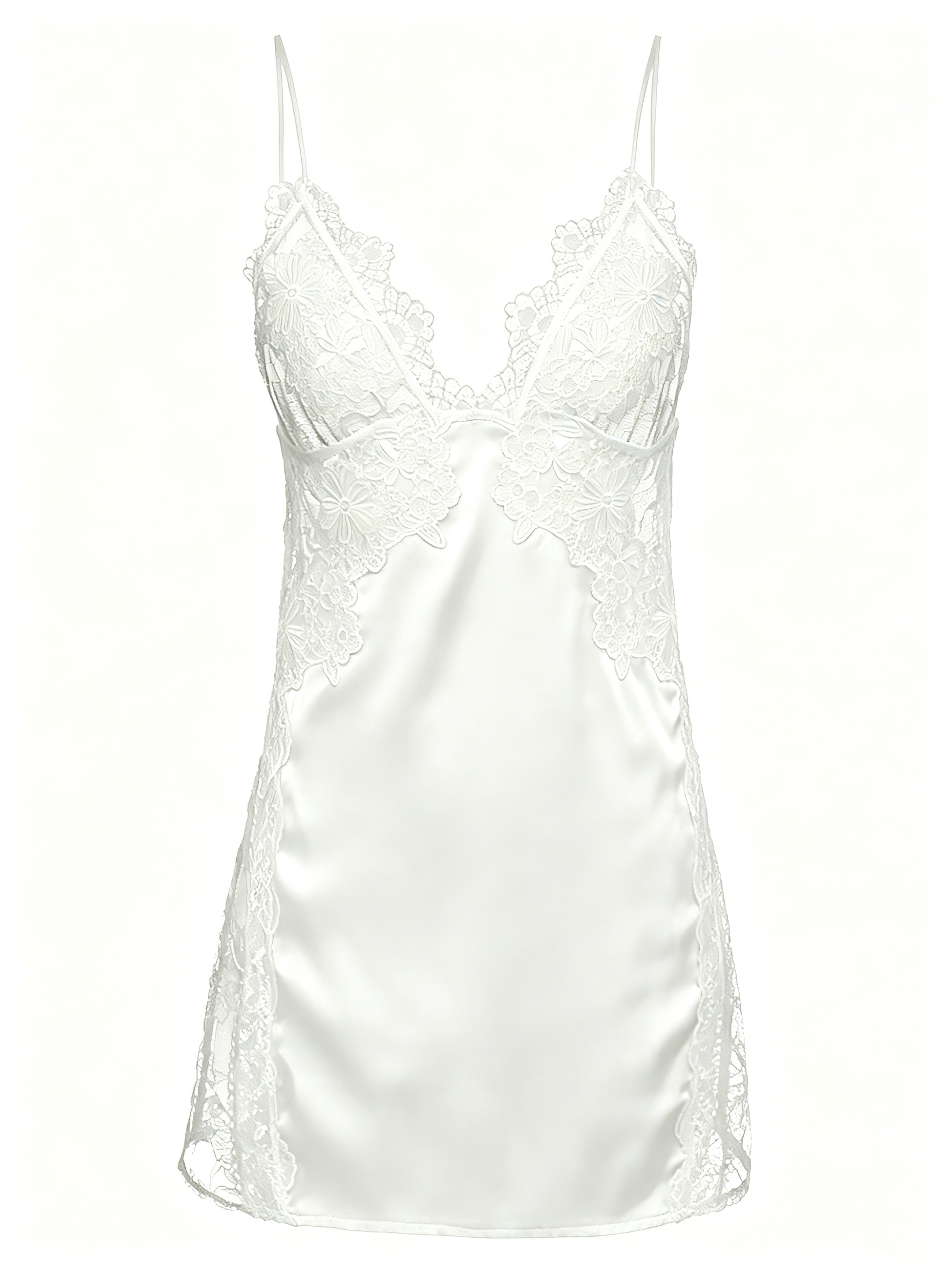 Lace Mesh Slip Dress - Image 2