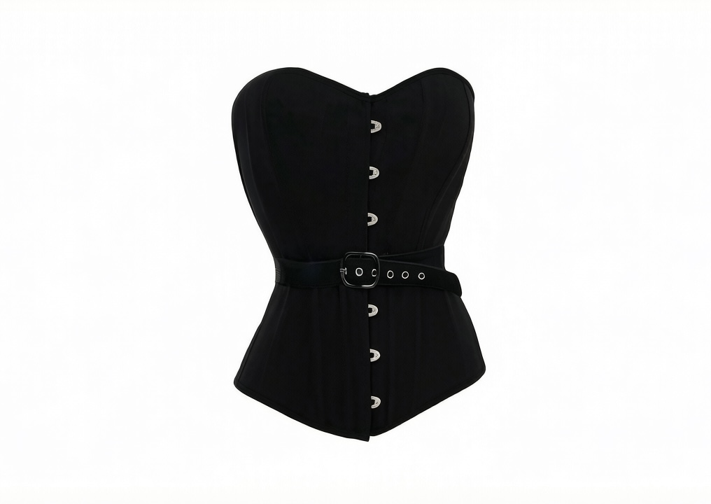 Fan-shaped Tie Corset