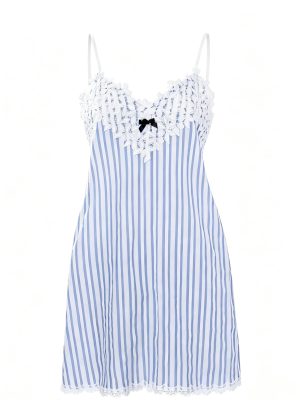 Thin Pure Cotton Slip Dress for Summer