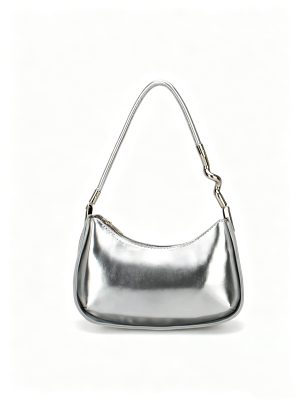 Silver Underarm Shoulder Bag