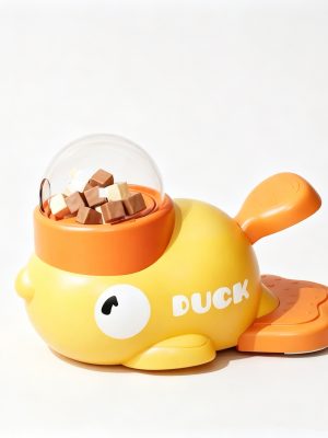 Freeze-dried Yellow Duck Treat Dispensing Cat Toy