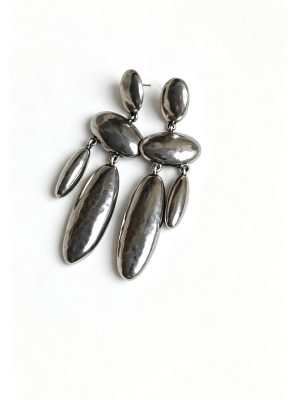 Vintage Hammered Unisex Earrings