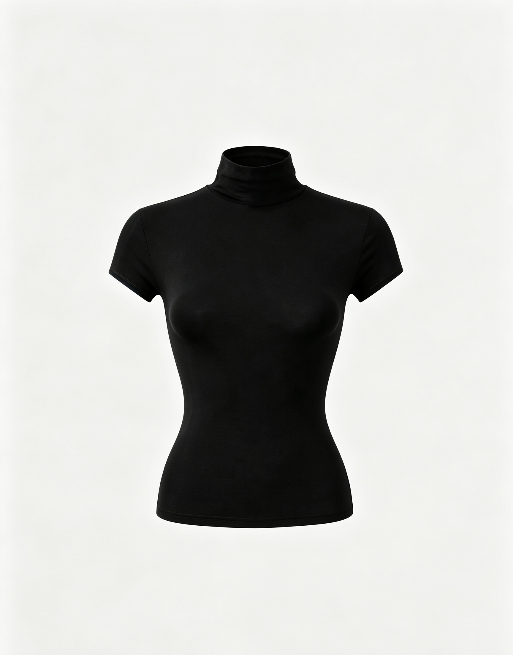 Cropped Fitted Shoulder Top