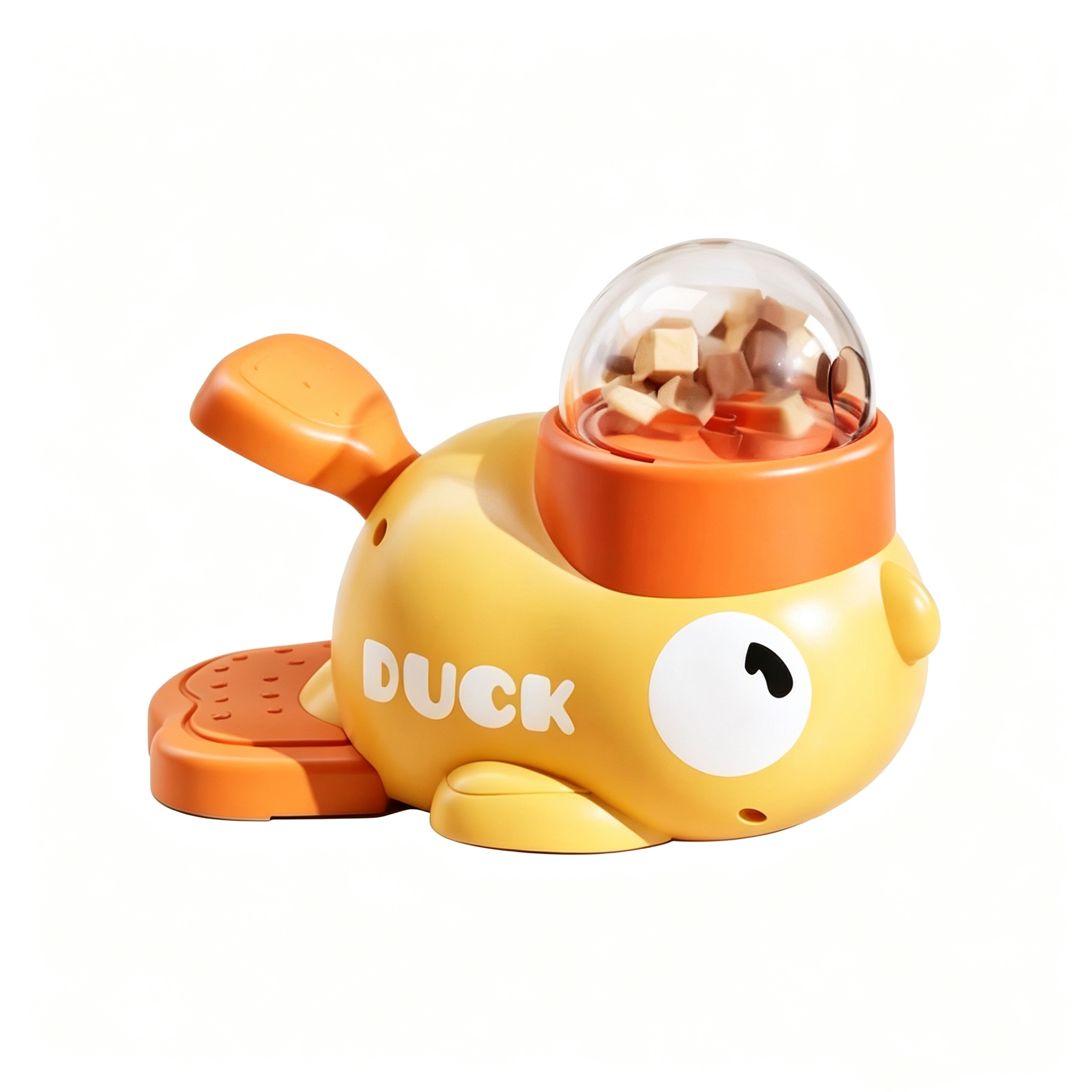 Freeze-dried Yellow Duck Treat Dispensing Cat Toy - Image 2