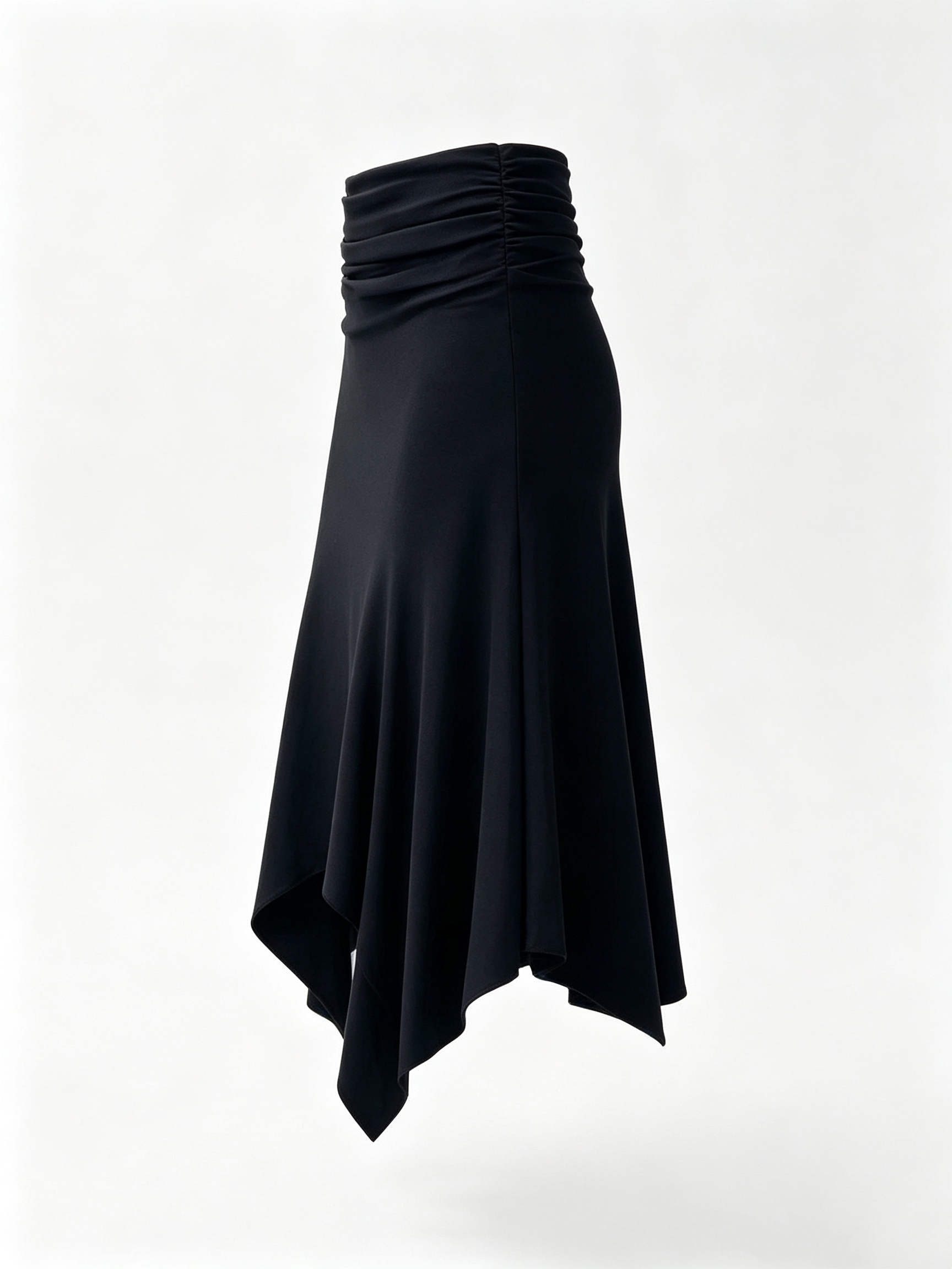 Off-shoulder Ruffled Short Sleeve Top + Low Waist Pleated Midi Skirt - Image 6