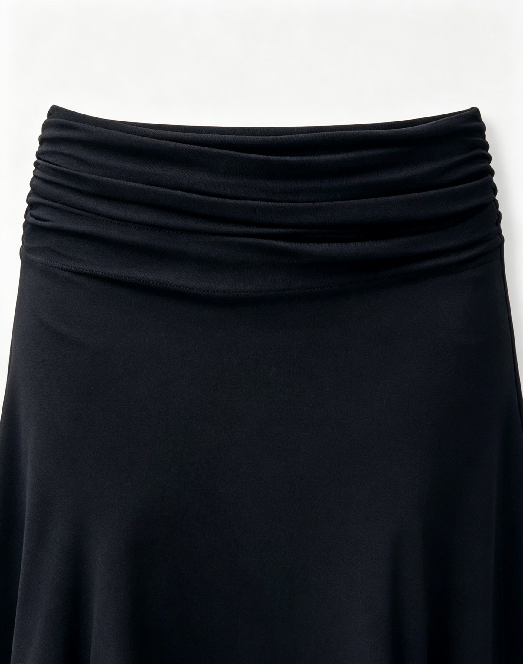 Off-shoulder Ruffled Short Sleeve Top + Low Waist Pleated Midi Skirt - Image 7